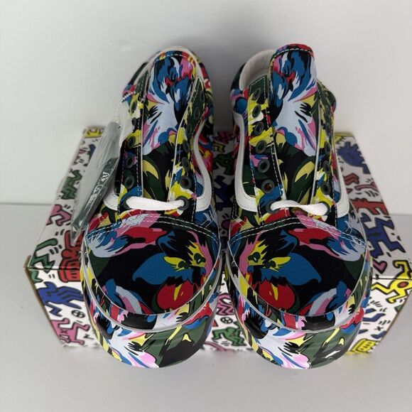 NEW VANS Kenzo x OG Old Skool LX Floral Green True White Men’s Size 9 Rare - Picture 4 of 11